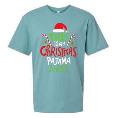 This Is My Christmas Pajama Sueded Cloud Jersey T-Shirt