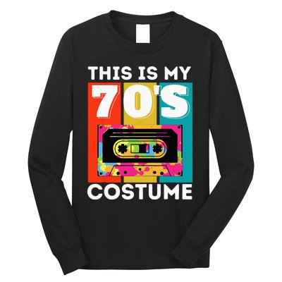 This Is My 70s Costume Funny Retro Vintage 1970s 70s Long Sleeve Shirt