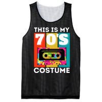 This Is My 70s Costume Funny Retro Vintage 1970s 70s Mesh Reversible Basketball Jersey Tank