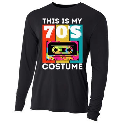 This Is My 70s Costume Funny Retro Vintage 1970s 70s Cooling Performance Long Sleeve Crew