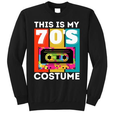 This Is My 70s Costume Funny Retro Vintage 1970s 70s Tall Sweatshirt