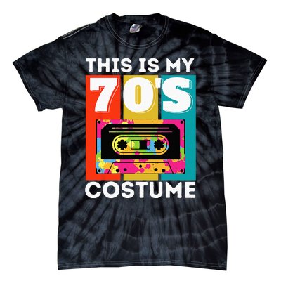 This Is My 70s Costume Funny Retro Vintage 1970s 70s Tie-Dye T-Shirt