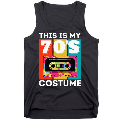 This Is My 70s Costume Funny Retro Vintage 1970s 70s Tank Top