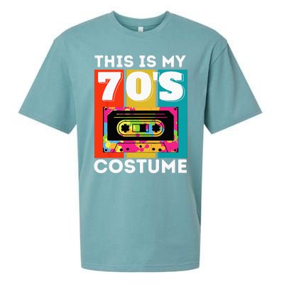 This Is My 70s Costume Funny Retro Vintage 1970s 70s Sueded Cloud Jersey T-Shirt