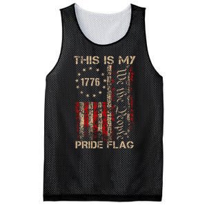 This Is My Pride Flag Usa American Mesh Reversible Basketball Jersey Tank