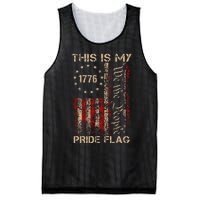 This Is My Pride Flag Usa American Mesh Reversible Basketball Jersey Tank