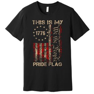 This Is My Pride Flag Usa American Premium T-Shirt