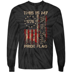 This Is My Pride Flag Usa American Tie-Dye Long Sleeve Shirt