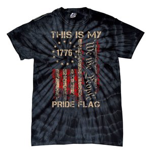 This Is My Pride Flag Usa American Tie-Dye T-Shirt