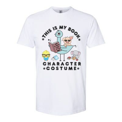 This Is My Book Character Costume Funny Pigeon Reading Gift Softstyle® CVC T-Shirt