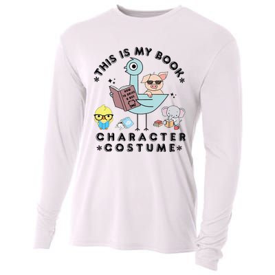 This Is My Book Character Costume Funny Pigeon Reading Gift Cooling Performance Long Sleeve Crew