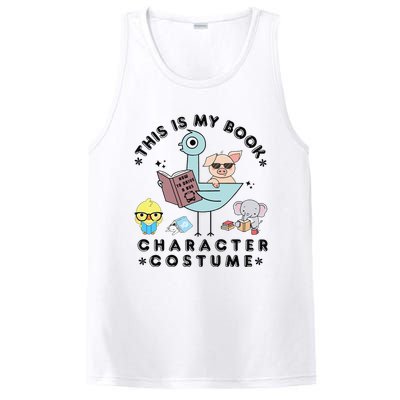 This Is My Book Character Costume Funny Pigeon Reading Gift PosiCharge Competitor Tank