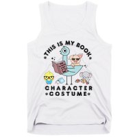 This Is My Book Character Costume Funny Pigeon Reading Gift Tank Top