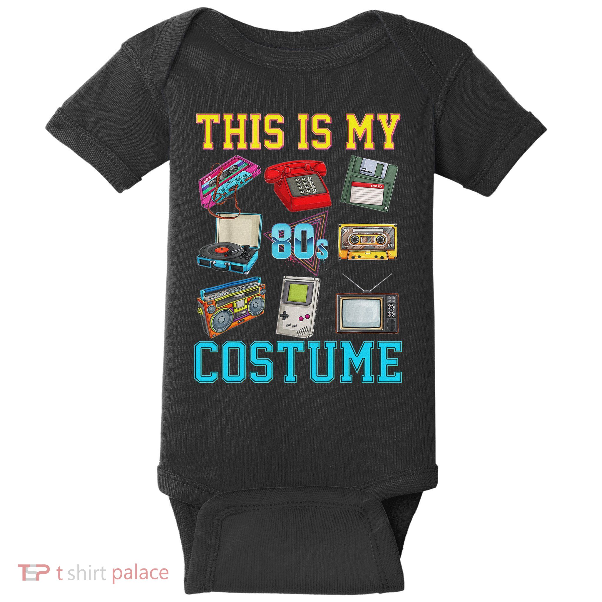 This Is My 80s Costume 1980s Party 80's Outfit Men Women Baby Bodysuit