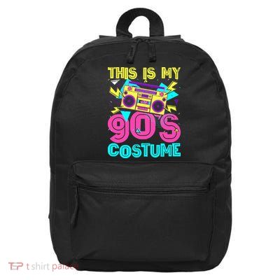 This Is My 90s Costume Retro 90s Music Theme Party Nineties 16 in Basic Backpack