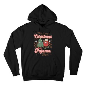 This Is My Christmas Pajama Shirt Funny Christmas Retro Hoodie