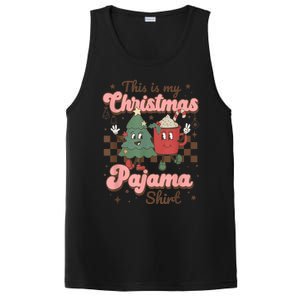 This Is My Christmas Pajama Shirt Funny Christmas Retro PosiCharge Competitor Tank