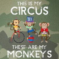 This Is My Circus These Are My Monkeys Legacy Tie Dye Trucker Hat