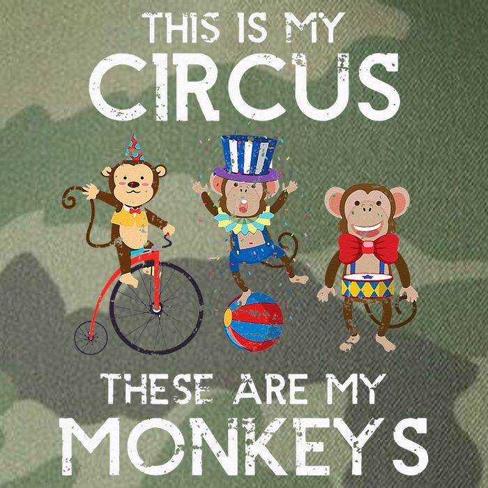 This Is My Circus These Are My Monkeys Legacy Tie Dye Trucker Hat