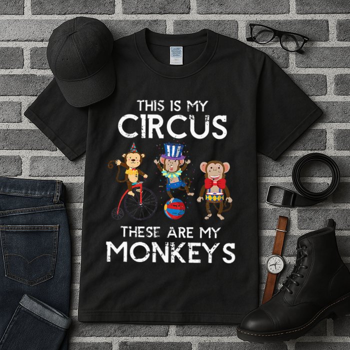 This Is My Circus These Are My Monkeys Tall T-Shirt