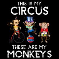 This Is My Circus These Are My Monkeys Backpack