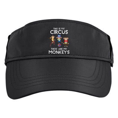This Is My Circus These Are My Monkeys Adult Drive Performance Visor