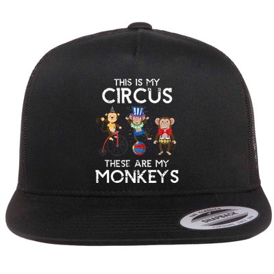 This Is My Circus These Are My Monkeys Flatbill Hat