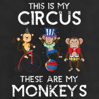This Is My Circus These Are My Monkeys Microfiber Hand Towel