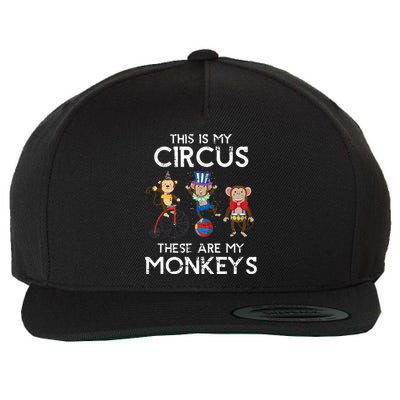 This Is My Circus These Are My Monkeys Wool Snapback Cap