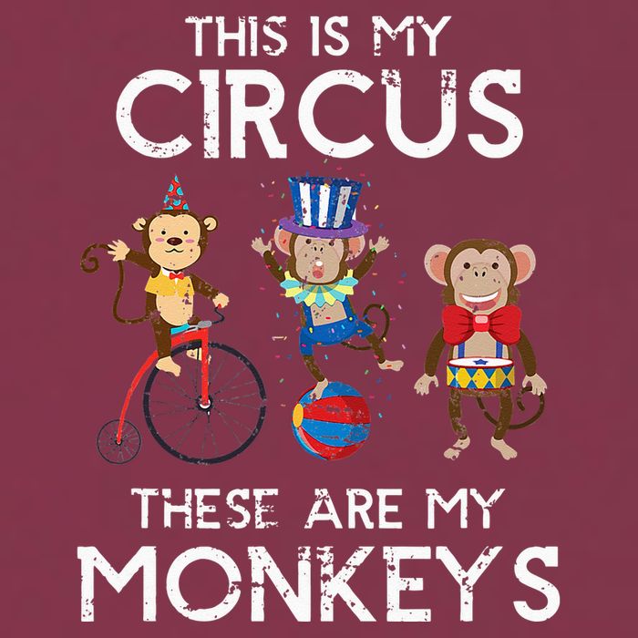 This Is My Circus These Are My Monkeys 16oz Travel Tumbler