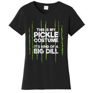 This Is My Pickle Costume Dill Halloween Food Lazy Costume Women's T-Shirt