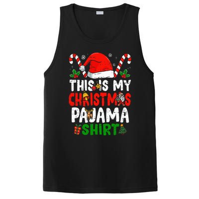 This Is My Christmas Pajama  Funny Christmas PosiCharge Competitor Tank