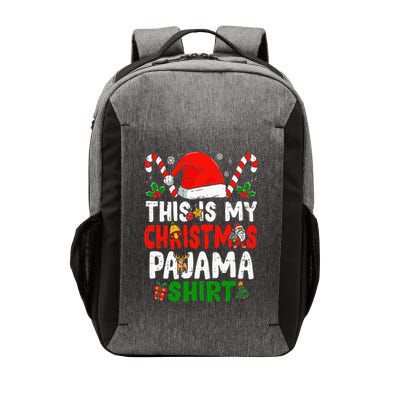 This Is My Christmas Pajama  Funny Christmas Vector Backpack