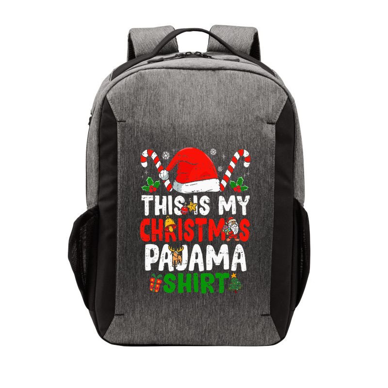 This Is My Christmas Pajama  Funny Christmas Vector Backpack