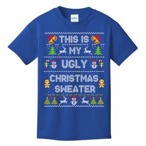 This Is My Ugly Sweater Funny Christmas Gift Gift Kids T-Shirt