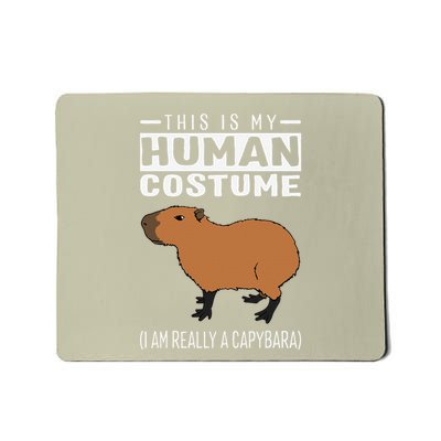 This Is My Human I Am Really A Capybara Mousepad