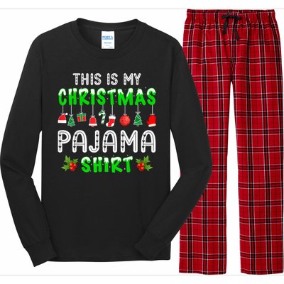 This Is My Christmas Pajama Shirt Long Sleeve Pajama Set