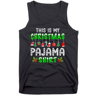 This Is My Christmas Pajama Shirt Tank Top