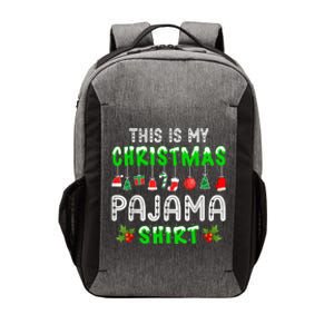 This Is My Christmas Pajama Shirt Vector Backpack