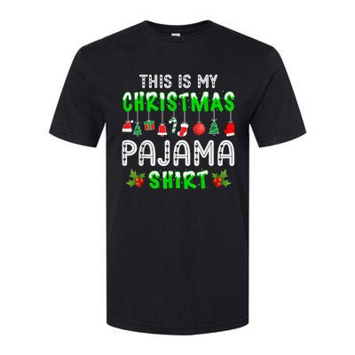 This Is My Christmas Pajama Shirt Softstyle CVC T-Shirt