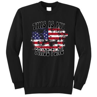 This Is My Pride Flag USA American Patriotic Sweatshirt