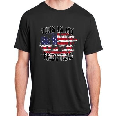 This Is My Pride Flag USA American Patriotic Adult ChromaSoft Performance T-Shirt