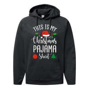 This is my Christmas pajama Xmas Performance Fleece Hoodie