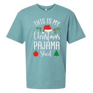 This is my Christmas pajama Xmas Sueded Cloud Jersey T-Shirt