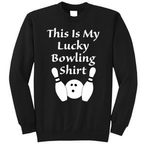 This Is My Lucky Bowling Gift League Sport Gift Sweatshirt