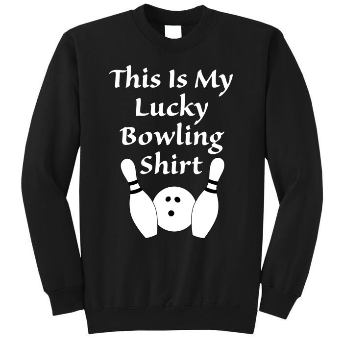 This Is My Lucky Bowling Gift League Sport Gift Sweatshirt