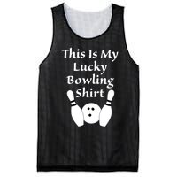 This Is My Lucky Bowling Gift League Sport Gift Mesh Reversible Basketball Jersey Tank