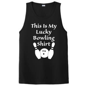 This Is My Lucky Bowling Gift League Sport Gift PosiCharge Competitor Tank