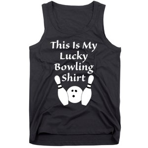 This Is My Lucky Bowling Gift League Sport Gift Tank Top