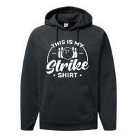 This Is My Strike Bowling Performance Fleece Hoodie